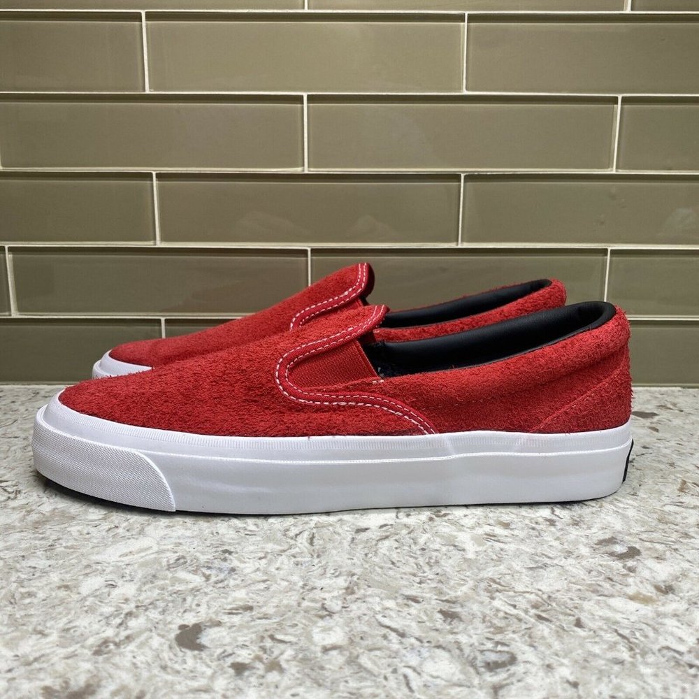 NEW Converse One Star CC Slip On Suede Mens Shoes - Picture 3 of 8